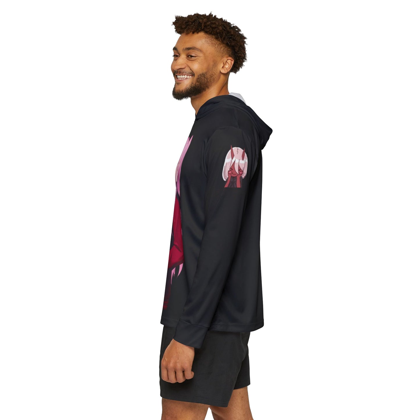 Zero two Men's Sports Warmup Hoodie (AOP)