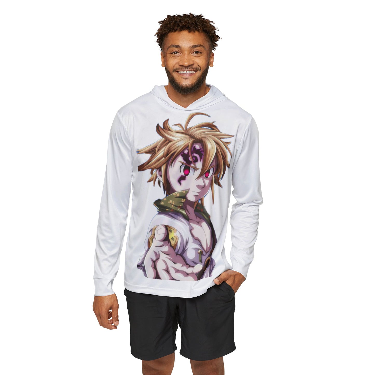 Meliodas Men's Sports Warmup Hoodie (AOP)