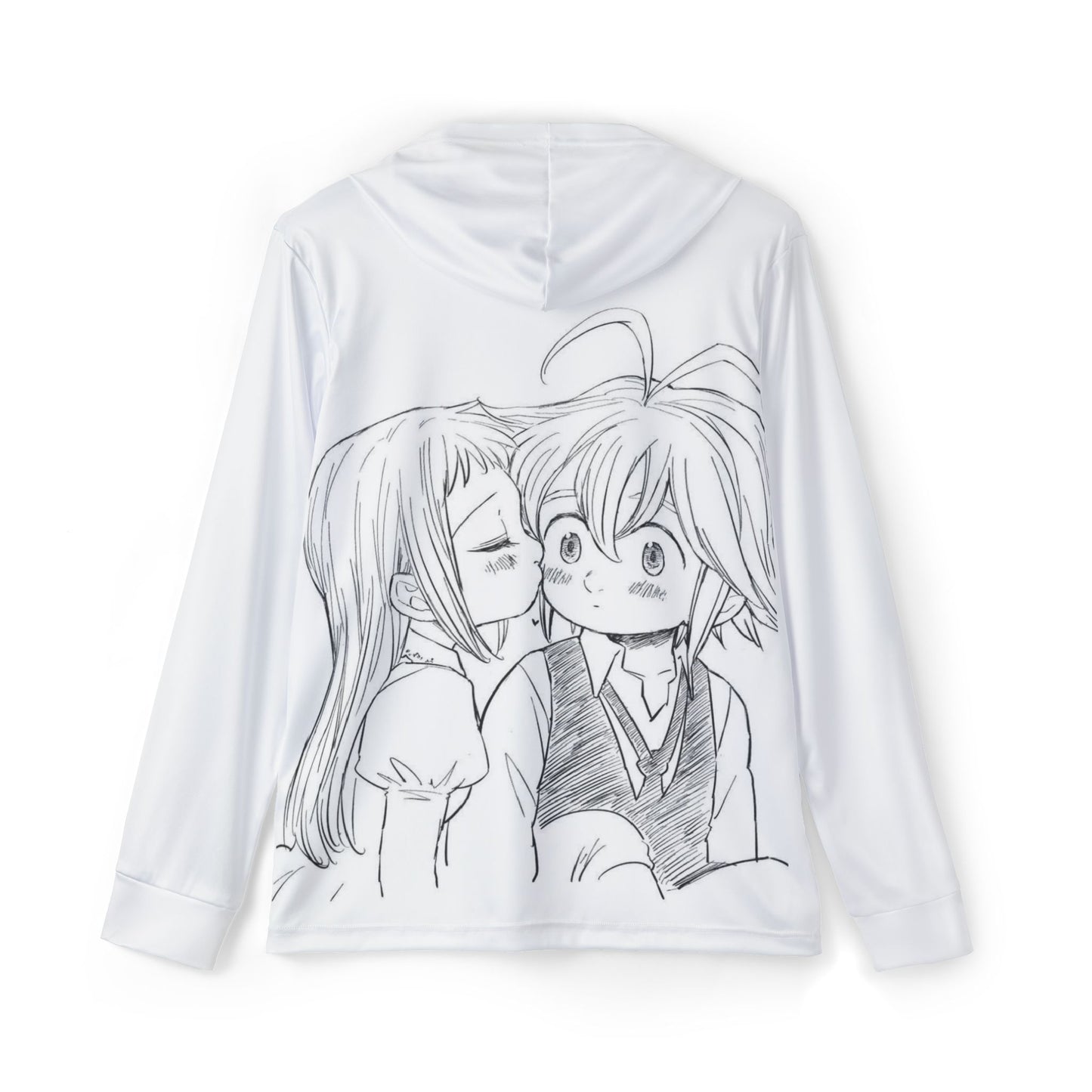 Meliodas and Elisabeth Men's Sports Warmup Hoodie (AOP)