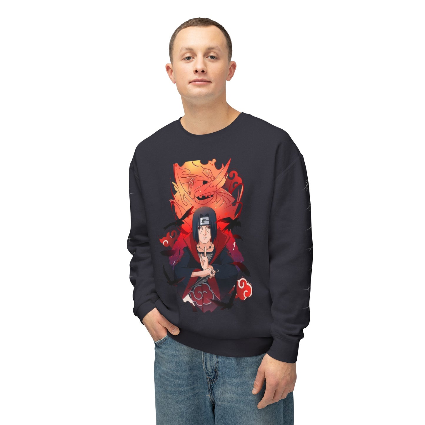 itachi uchiha Unisex Lightweight Crewneck Sweatshirt