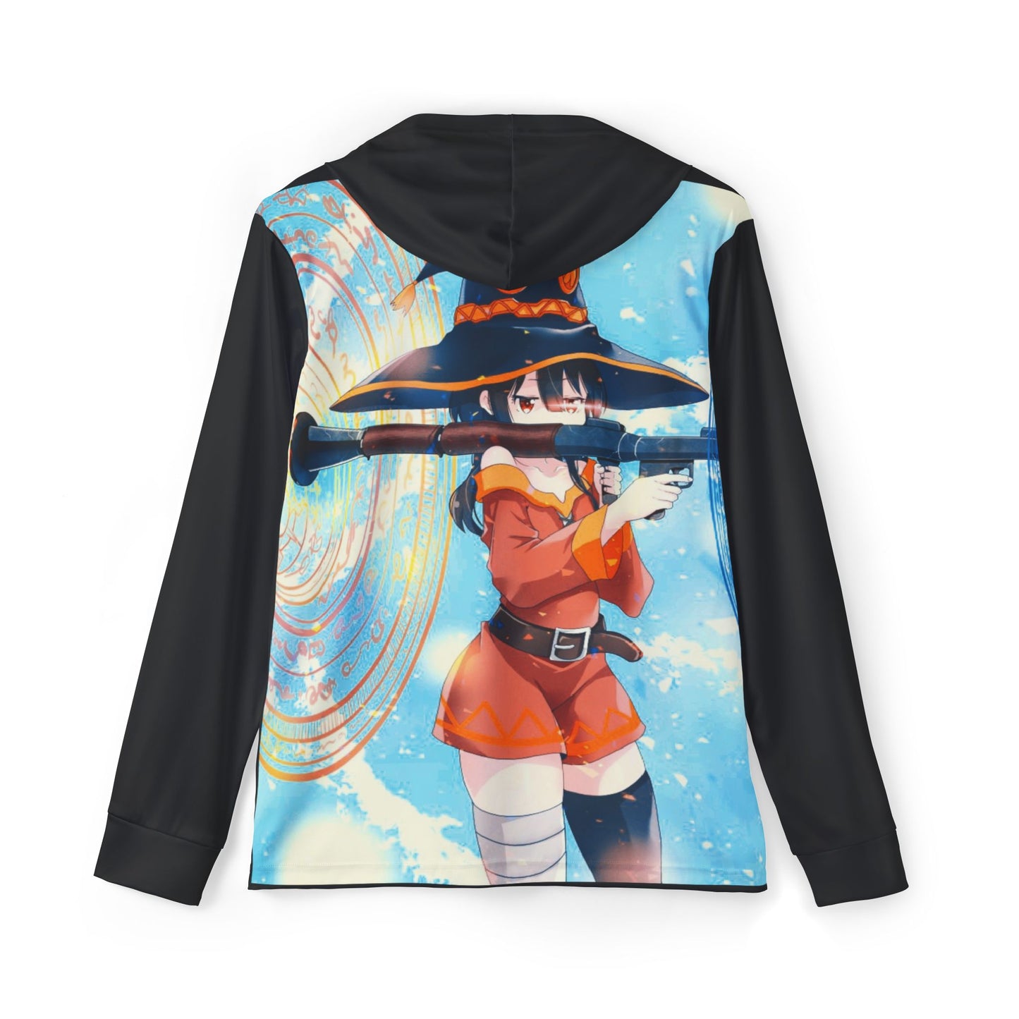 Megumin Men's Sports Warmup Hoodie (AOP)