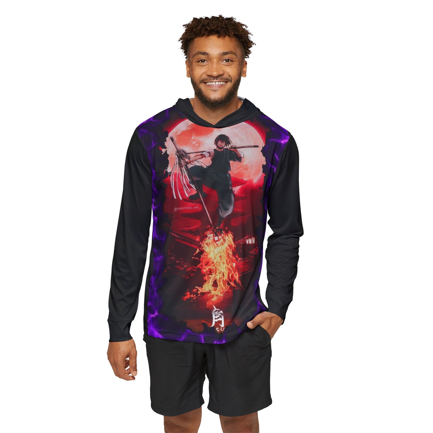 Benimaru Mens Sports Warmup Hoodie (AOP)