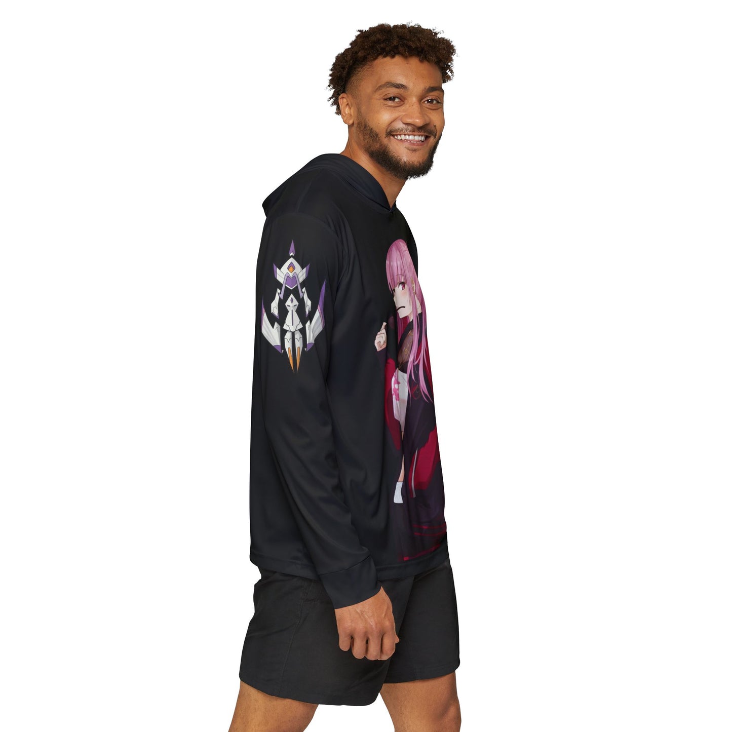 Zero two Men's Sports Warmup Hoodie (AOP)