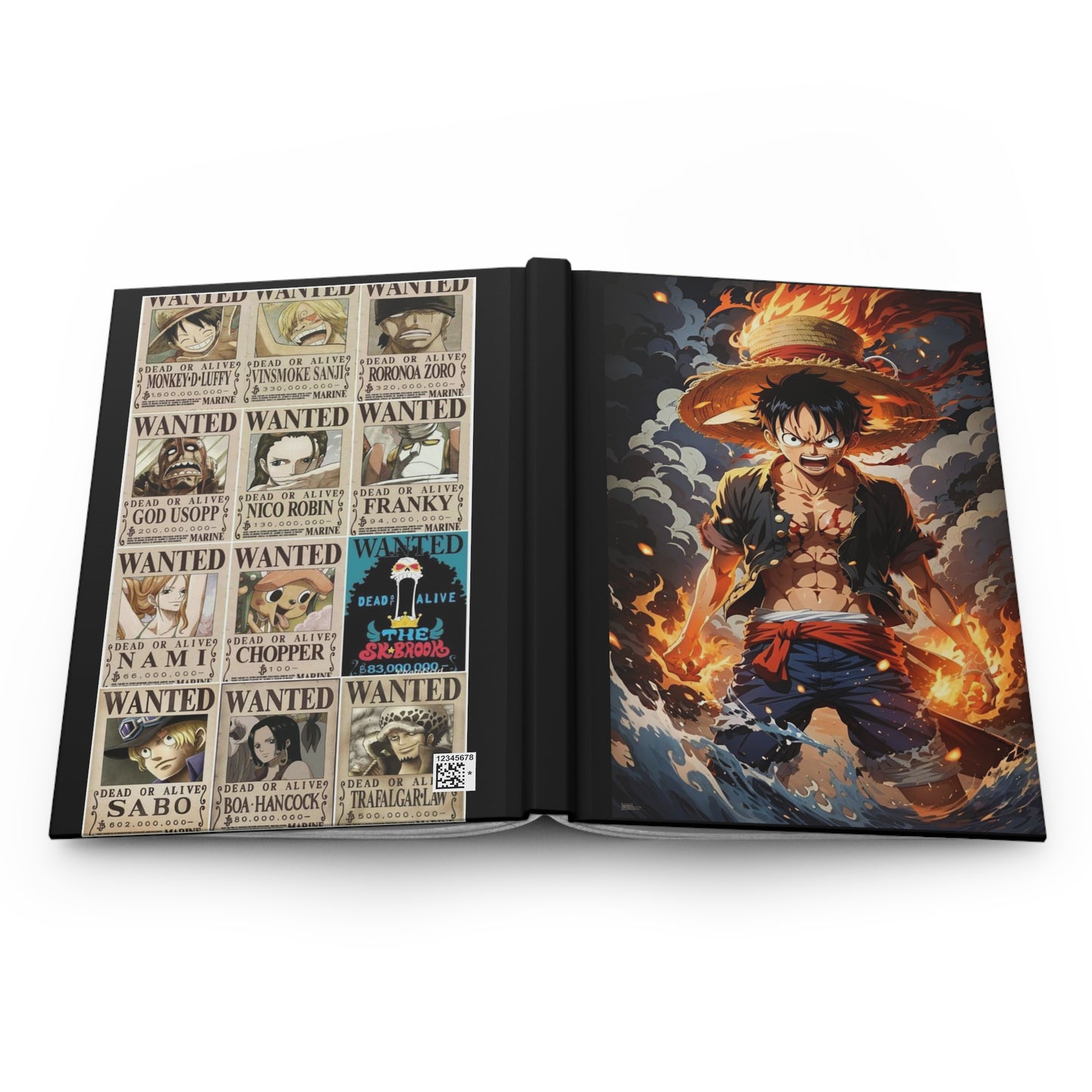 one piece  Hardcover Journal Matte