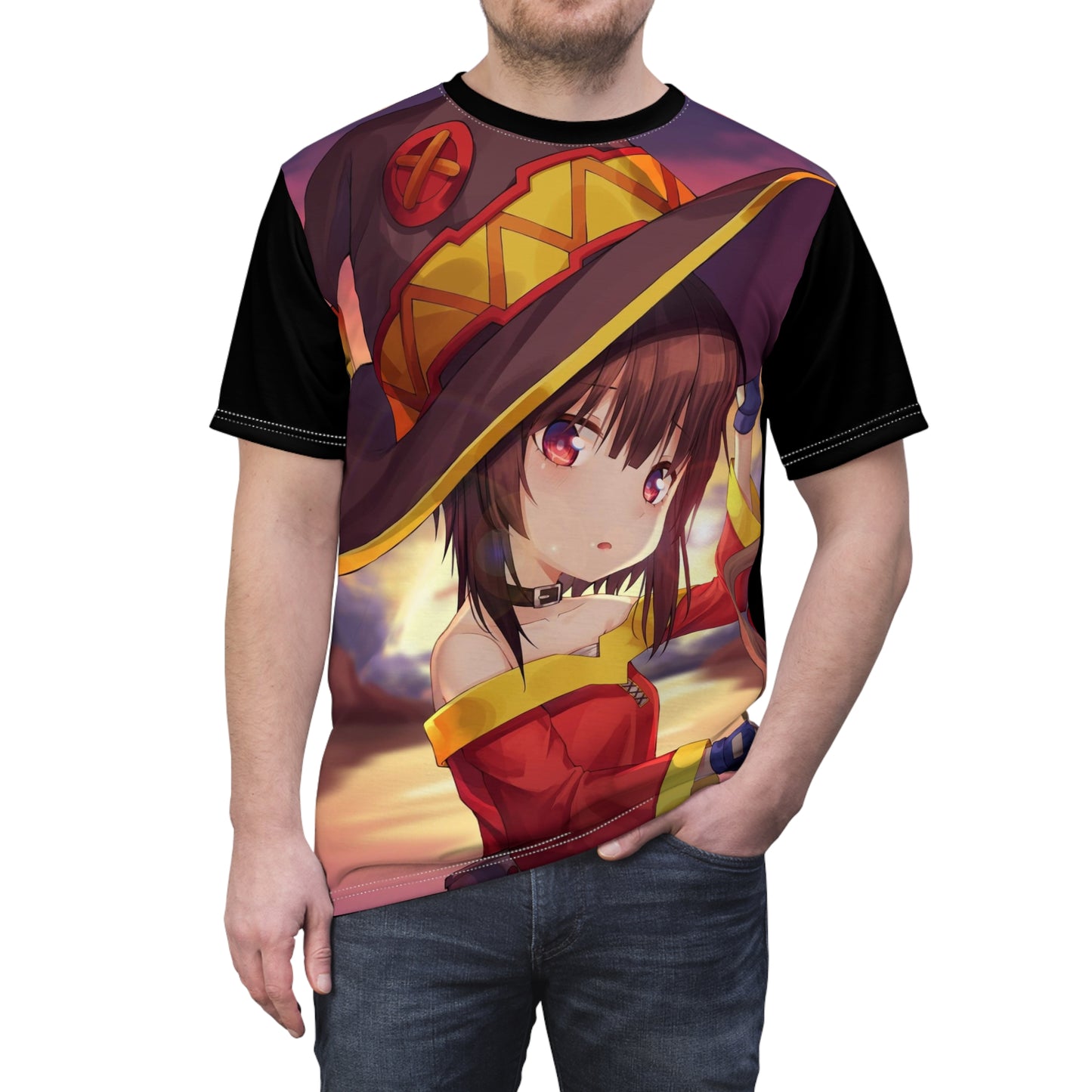 Megumin Unisex Cut & Sew Tee (AOP)