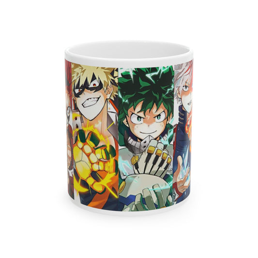 "My hero academy" Ceramic Mug, (11oz, 15oz)