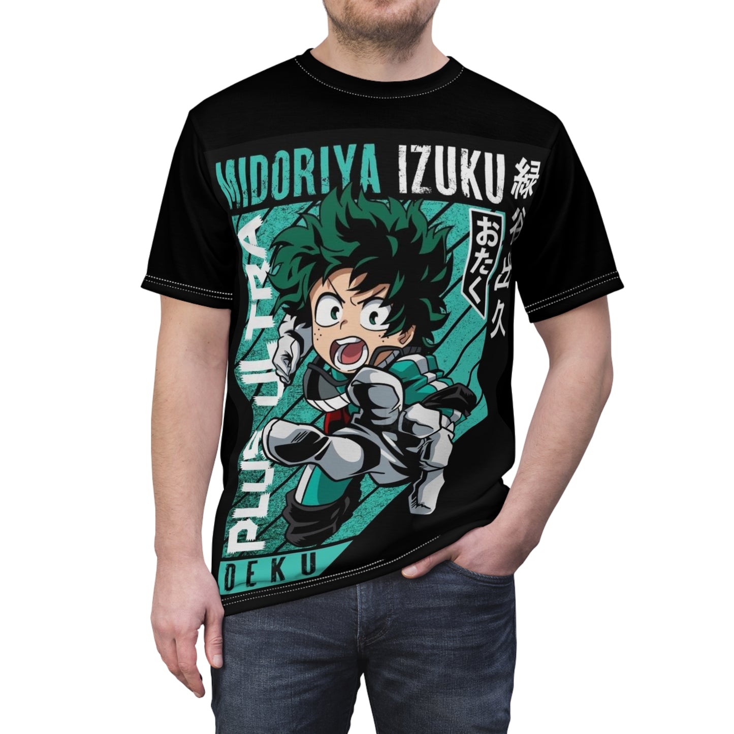 Deku Unisex Cut & Sew Tee (AOP)